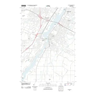 2010 Map of De Pere, 2010 Print