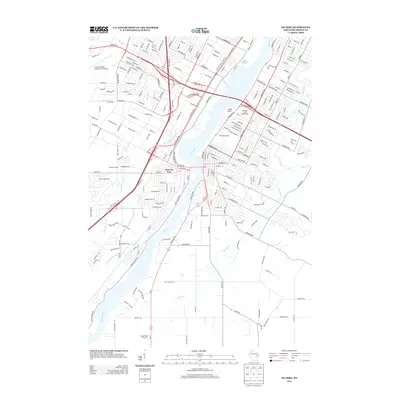 2013 Map of De Pere, 2013 Print
