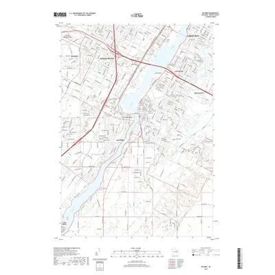 2018 Map of De Pere, 2018 Print