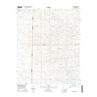 2014 Map of De Queen NW, 2014 Print
