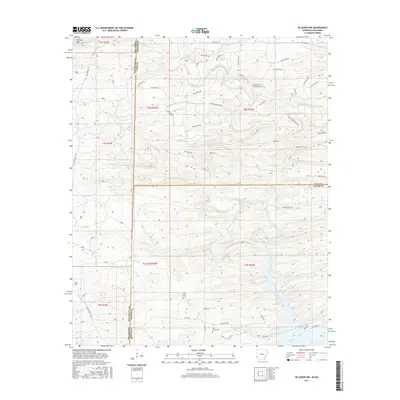 2017 Map of De Queen NW, 2017 Print