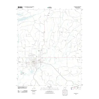 2011 Map of De Queen, 2011 Print