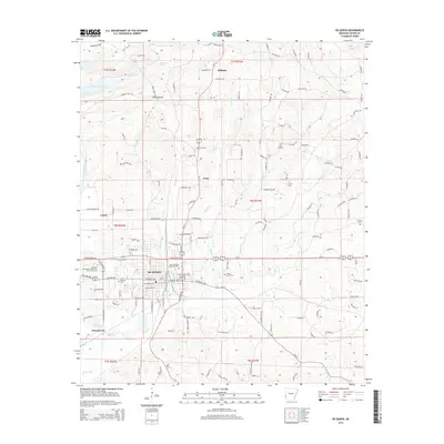 2014 Map of De Queen, 2014 Print