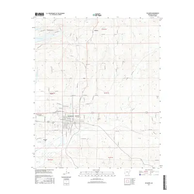 2017 Map of De Queen, 2017 Print