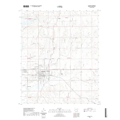 2020 Map of De Queen, 2020 Print