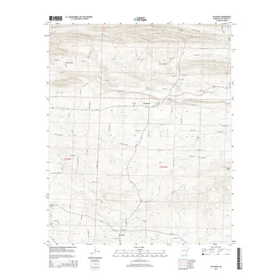 2014 Map of De Roche, 2014 Print