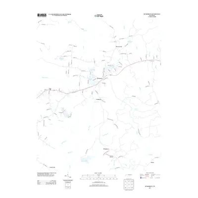 2013 Map of De Rossett, 2013 Print