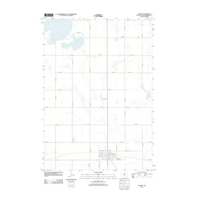 2012 Map of De Smet, 2012 Print