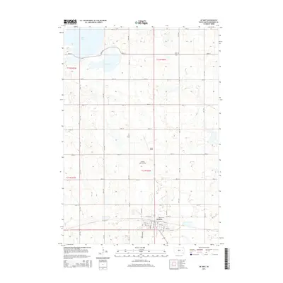2015 Map of De Smet, 2015 Print