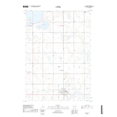 2017 Map of De Smet, 2017 Print
