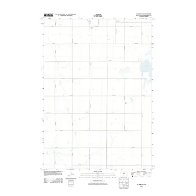 2012 Map of De Smet SE, 2012 Print