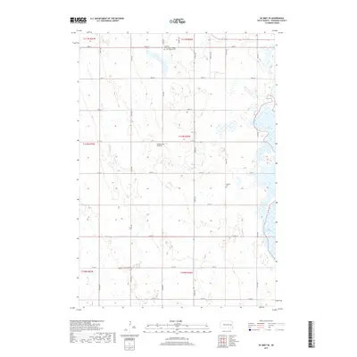 2017 Map of De Smet SE, 2017 Print