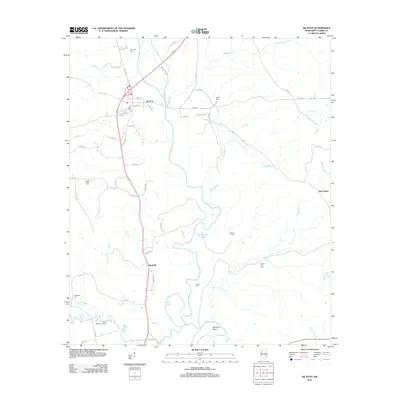 2012 Map of De Soto, 2012 Print