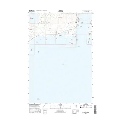 2017 Map of De Tour Village, 2017 Print