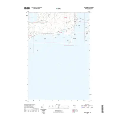 2019 Map of De Tour Village, 2019 Print