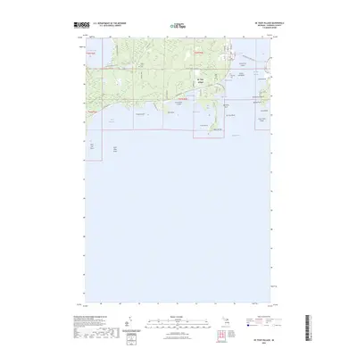 2023 Map of De Tour Village, 2023 Print