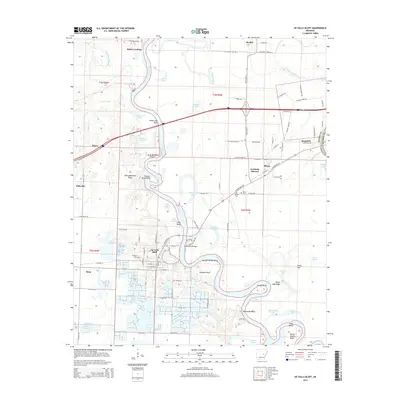 2014 Map of De Valls Bluff, 2014 Print