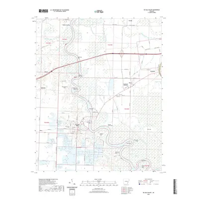 2020 Map of De Valls Bluff, 2020 Print