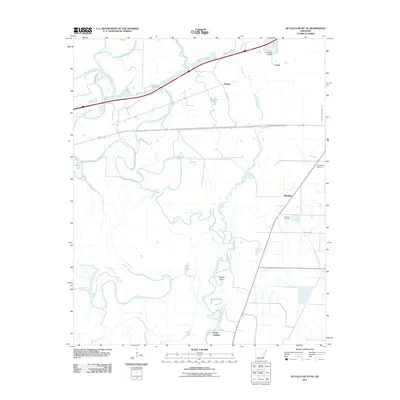 2011 Map of De Valls Bluff SE, 2011 Print