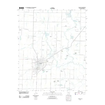 2011 Map of De Witt, 2011 Print