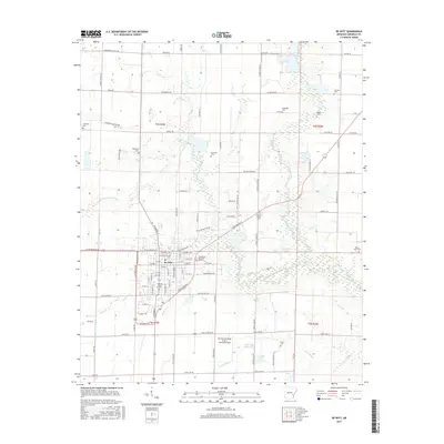 2017 Map of De Witt, 2017 Print