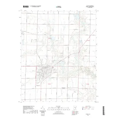 2020 Map of De Witt, 2020 Print