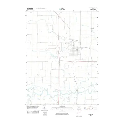 2010 Map of De Witt, 2010 Print