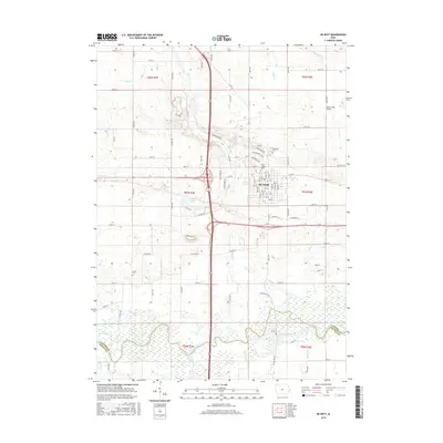 2015 Map of De Witt, 2015 Print