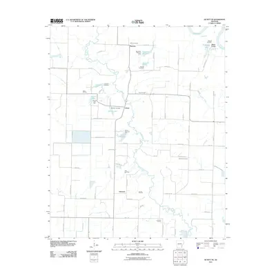 2011 Map of De Witt NE, 2011 Print