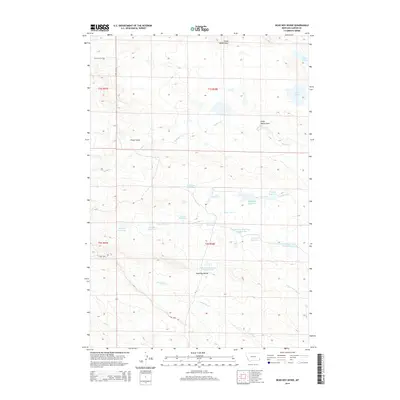 2014 Map of Dead Boy Divide, 2014 Print