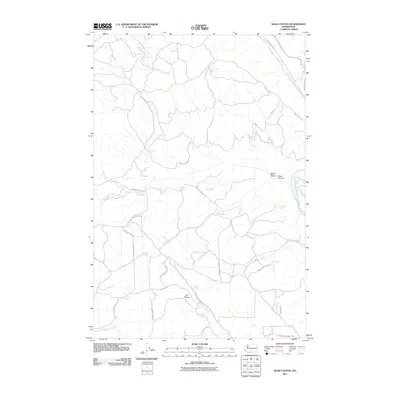 2011 Map of Dead Canyon, 2011 Print