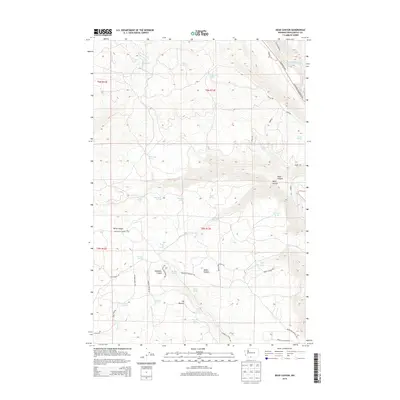 2014 Map of Dead Canyon, 2014 Print
