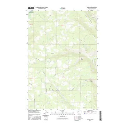 2017 Map of Dead Canyon, 2017 Print