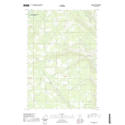 2020 Map of Dead Canyon, 2020 Print