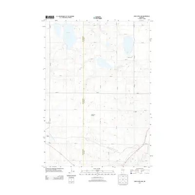 2013 Map of Dead Coon Lake, 2013 Print