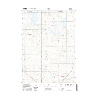 2016 Map of Dead Coon Lake, 2016 Print