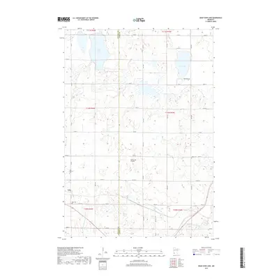 2019 Map of Dead Coon Lake, 2019 Print