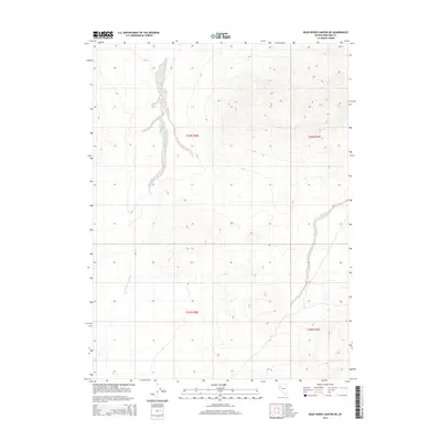 2014 Map of Dead Horse Canyon NE, 2014 Print
