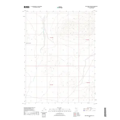 2018 Map of Dead Horse Canyon NE, 2018 Print