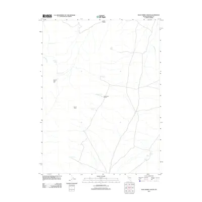 2011 Map of Dead Horse Canyon, 2011 Print