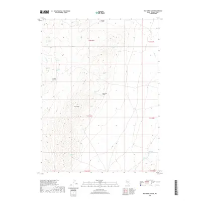 2018 Map of Dead Horse Canyon, 2018 Print