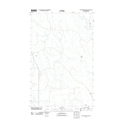 2011 Map of Dead Horse Coulee, 2011 Print