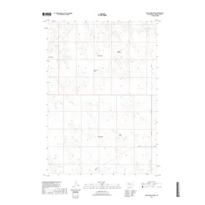 2017 Map of Dead Horse Draw, 2017 Print