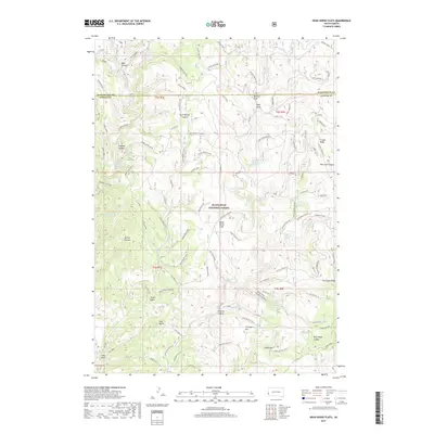 2017 Map of Dead Horse Flats, 2017 Print