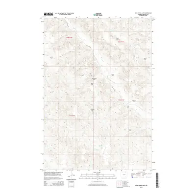 2015 Map of Dead Horse Lake, 2015 Print