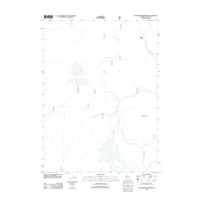 2012 Map of Dead Horse Reservoir, 2012 Print
