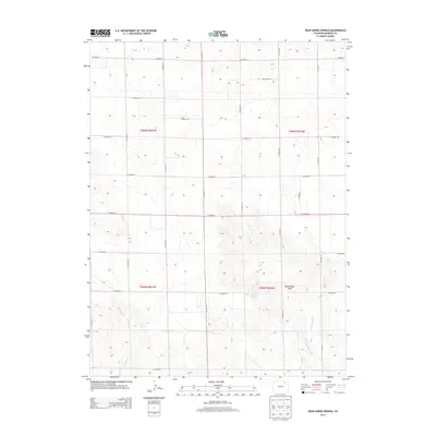 2013 Map of Dead Horse Springs, 2013 Print