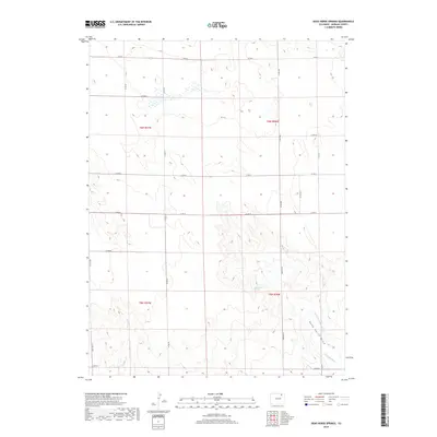 2019 Map of Dead Horse Springs, 2019 Print