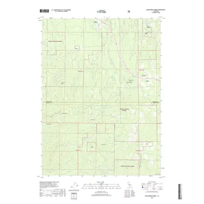 2018 Map of Dead Horse Summit, 2018 Print
