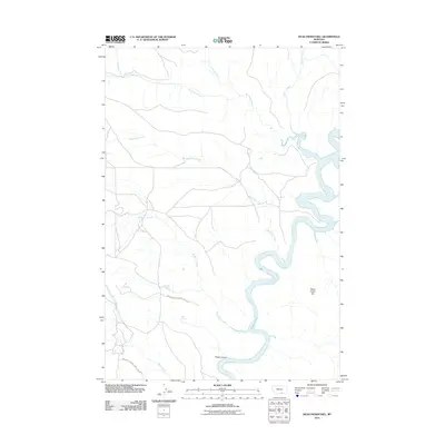 2011 Map of Dead Indian Hill, 2011 Print